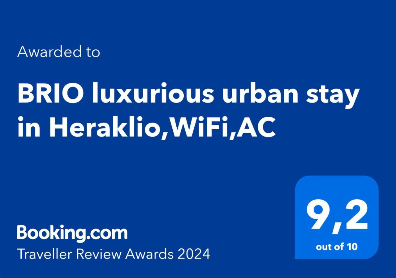 Brio Luxurious Urban Stay In Heraklio,Wifi,Αc Iraklio Exterior foto